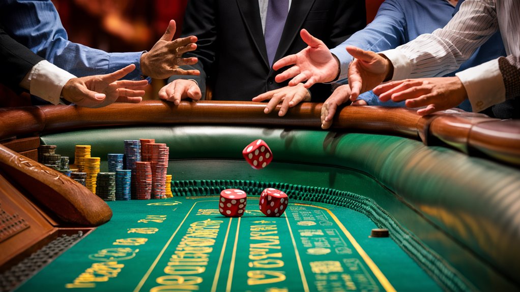 players roll social dice