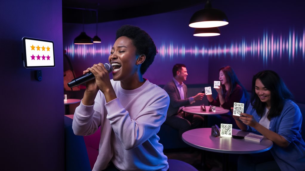 collecting karaoke customer reviews