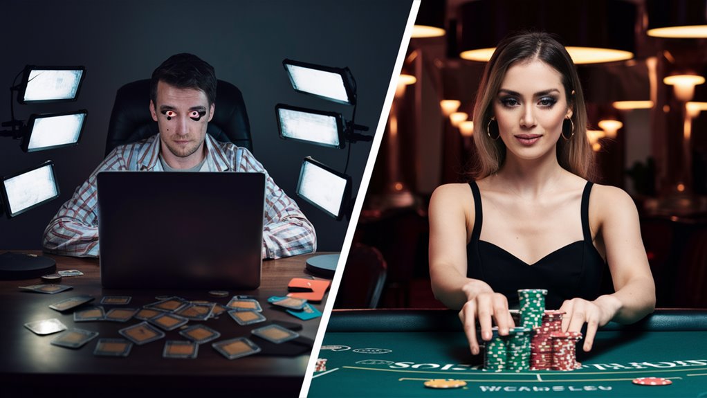 comparing digital versus casino