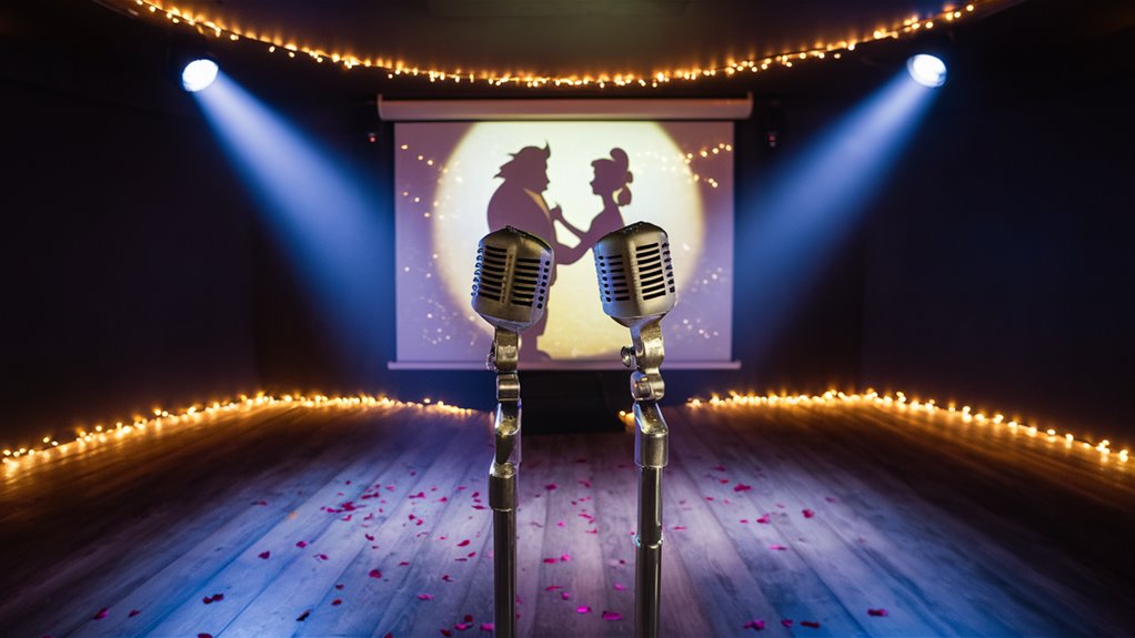 disney couples singing together