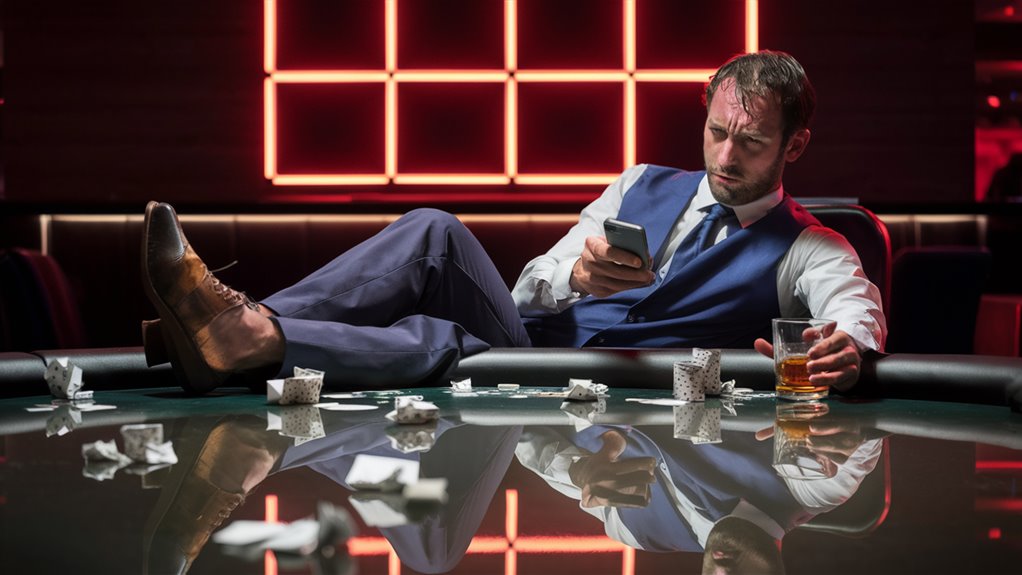 gambling despite money lost