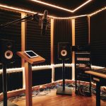 karaoke studio recording setup