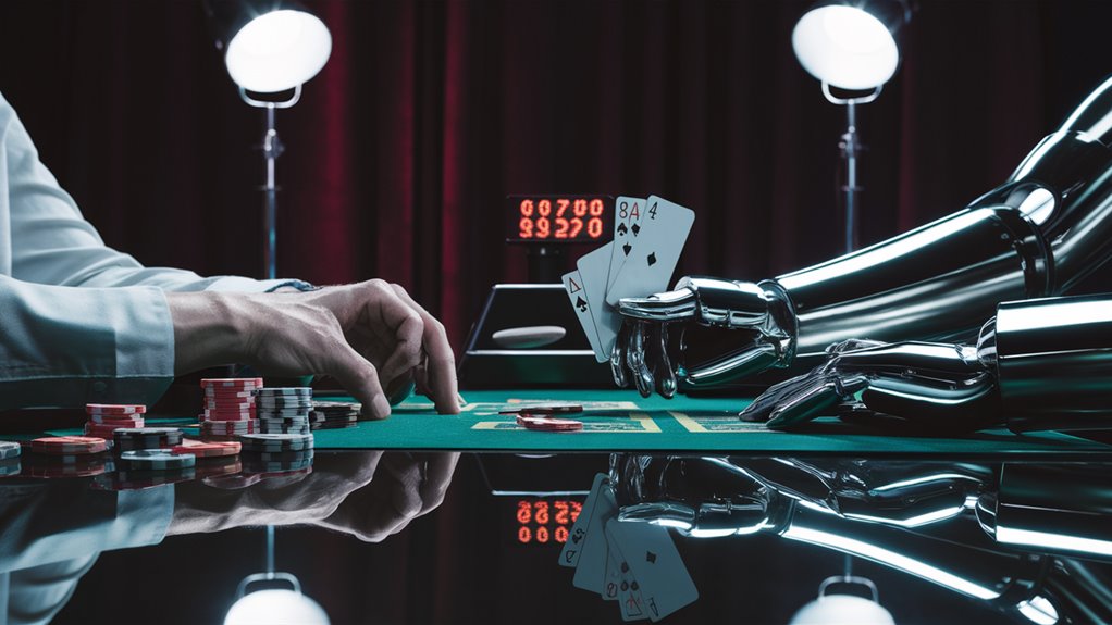 robots gambling against real players