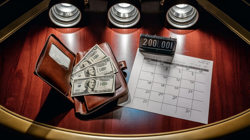 set gambling amount boundaries