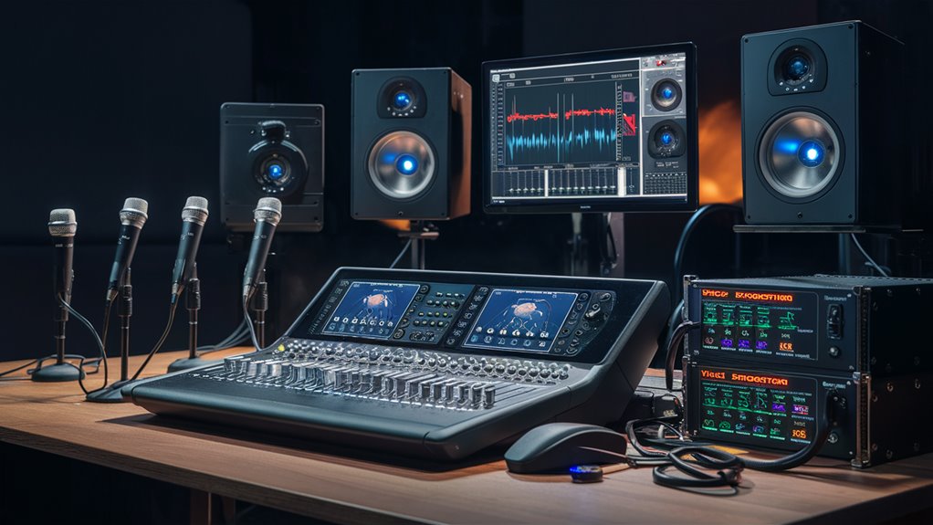 sound engineering control panel